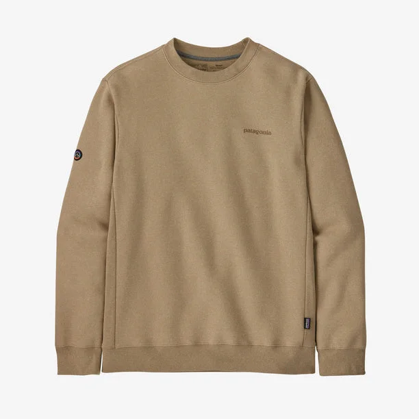 Patagonia Fitz Roy Icon Uprisal Crew Sweatshirt - Classic Tan