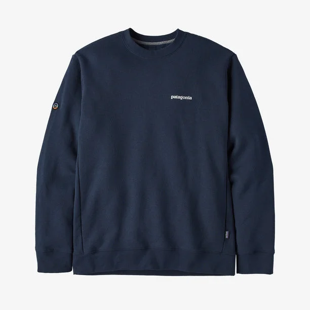 Patagonia Fitz Roy Icon Uprisal Crew Sweatshirt - New Navy