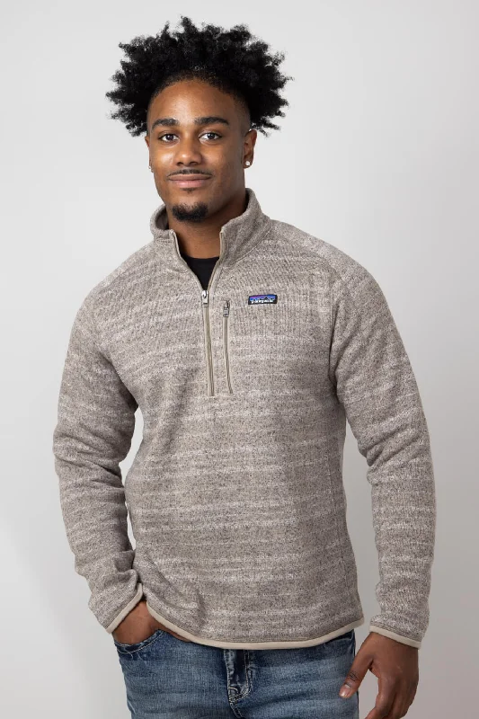 Patagonia Men’s Better Sweater Quarter Zip in Seabird Grey | 25523-VLSG