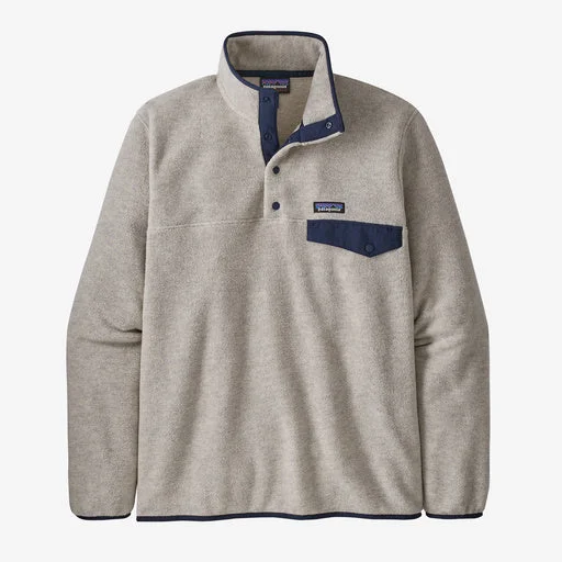 Patagonia Men's Lightweight Synchilla® Snap-T® Fleece Pullover - Oatmeal Heather