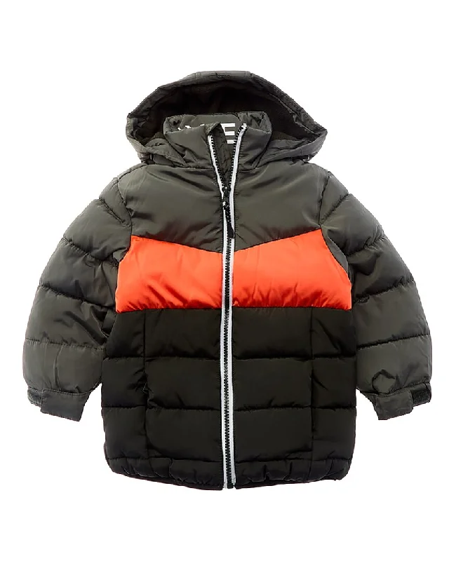 Perry Ellis Colorblocked Puffer Jacket