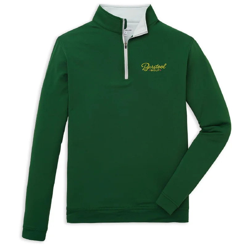 Peter Millar x Barstool Golf Green Quarter Zip