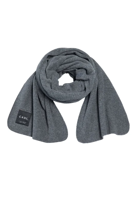 SCARF IN SOFT FLEECE - 1004C - GREY