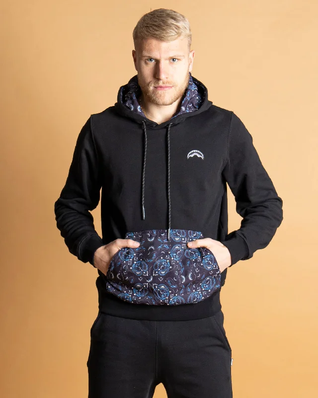 Sprayground Hoodie BANDANA HOODIE Black