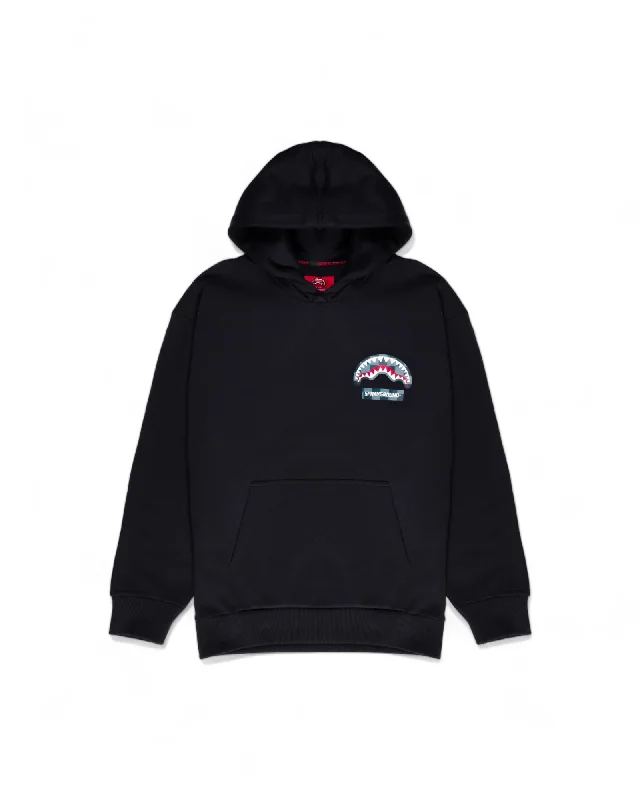 Sprayground  CHECKERED SHARK HOODIE BLK