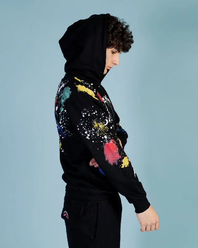 Sprayground Hoodie COLOR SPLAT HOODIE Black