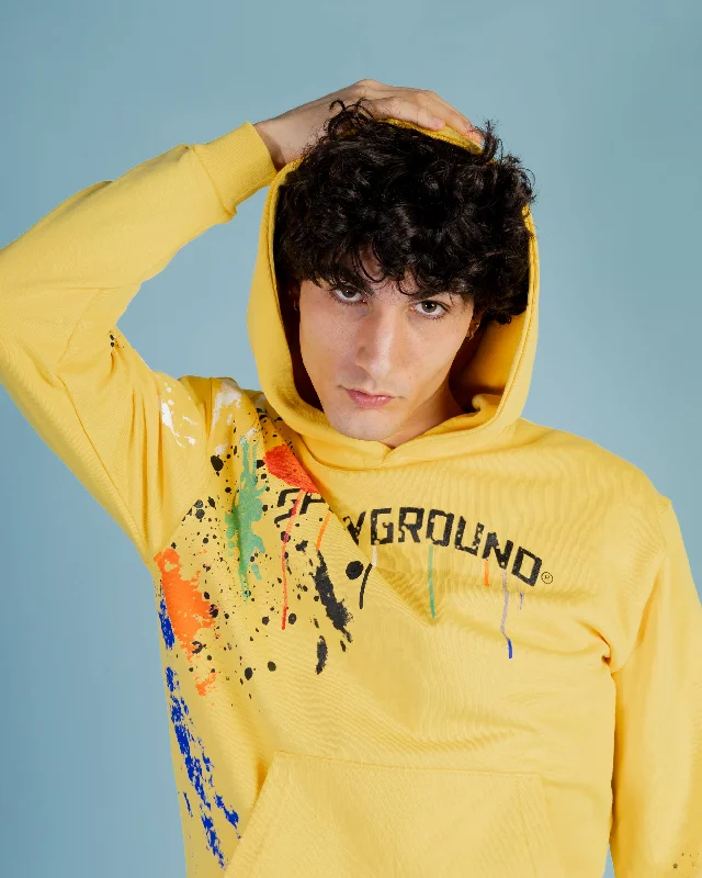 Sprayground Hoodie COLOR SPLAT HOODIE Yellow