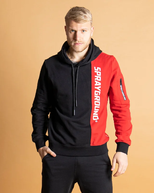 Sprayground Hoodie DE LATO RED HOODIE Black