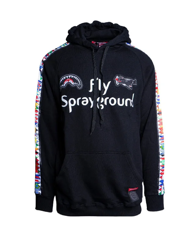 Sprayground Hoodie LOGO FLY  Black