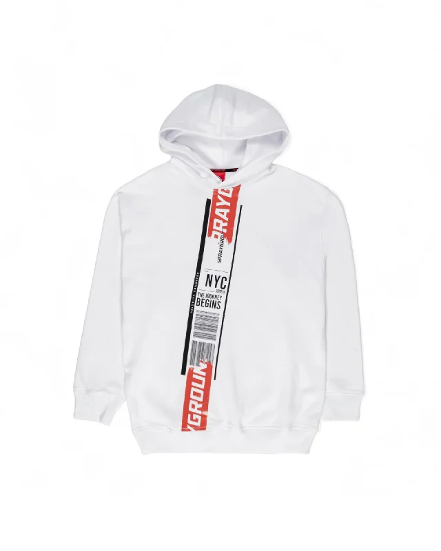 Sprayground Hoodie PRIORITY SHIPMENT HOODIE WHITE