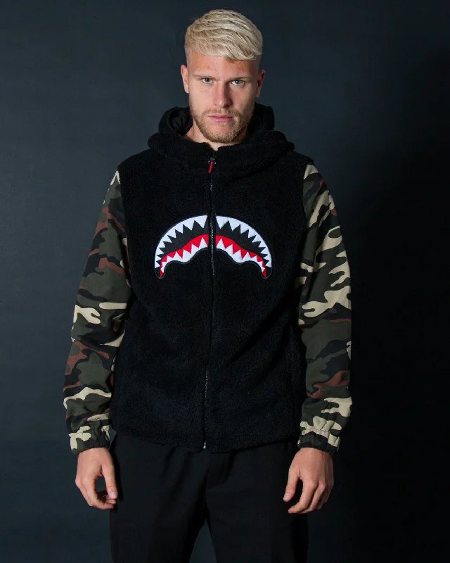 Sprayground Hoodie SPLIT THE CHECK CREW Black