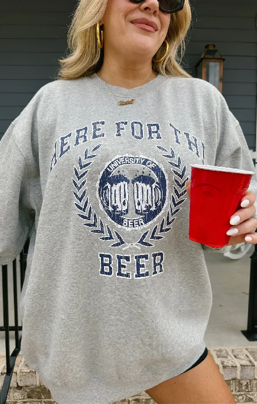 Stanley Sweatshirt ~ Here For Beer Graphic