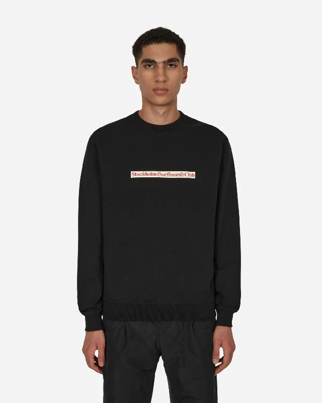 Logo Crewneck Sweatshirt Black