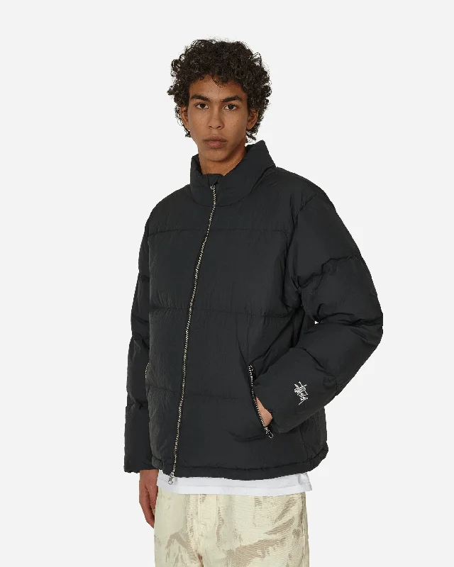 Nylon Down Puffer Jacket Black