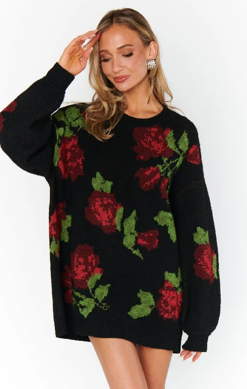 Summit Sweater ~ Send Me Roses Knit