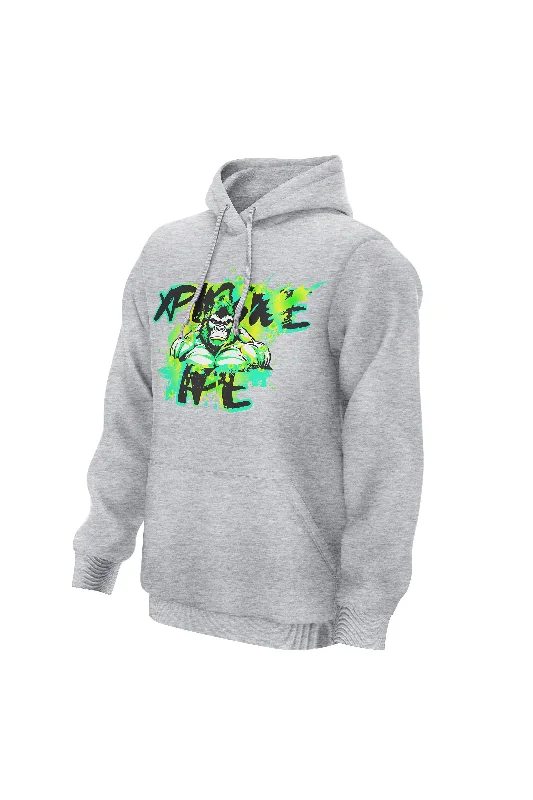 XAPE Splatter Graffiti V2 Hoodie - Grey