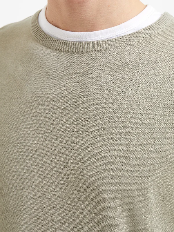 Crew Neck Knitted Jumper