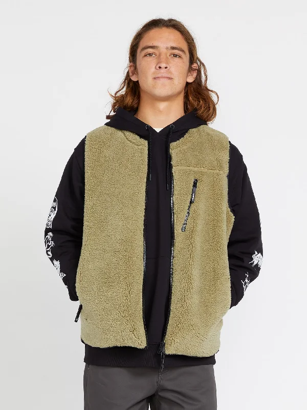 Archstone Sherpa Vest - THYME GREEN