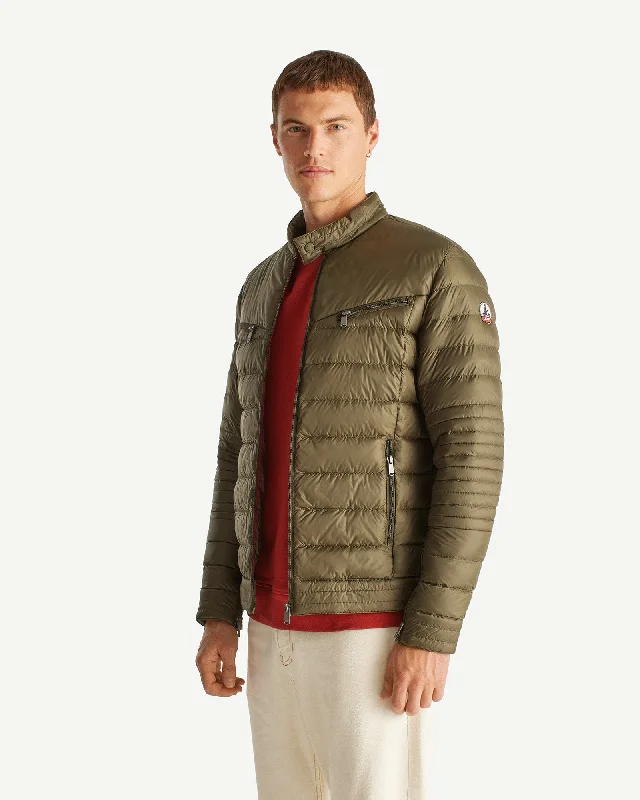 Army David biker fit puffer jacket