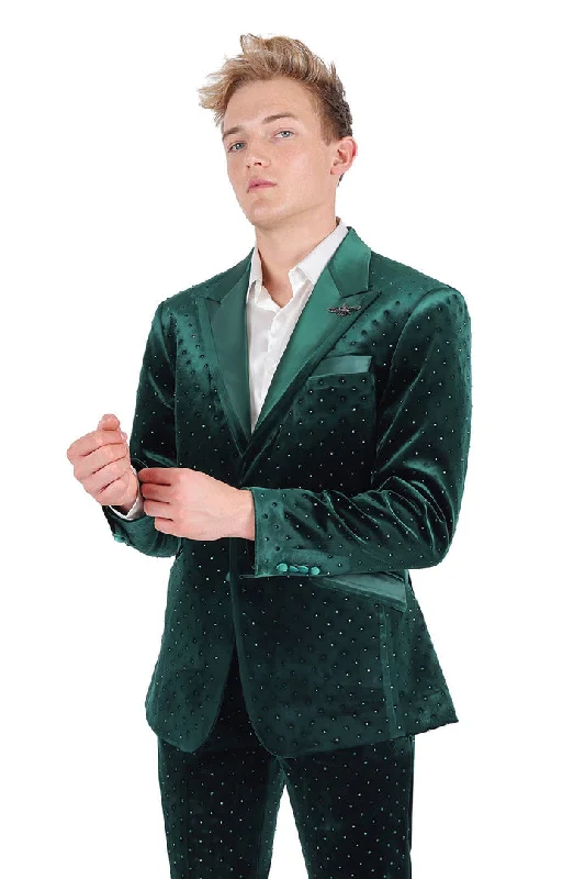 Barabas Friday Night Slim Fit Blazer BL3020 Hunter Green