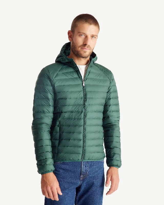 Deep forest Lightweight down jacket Nico