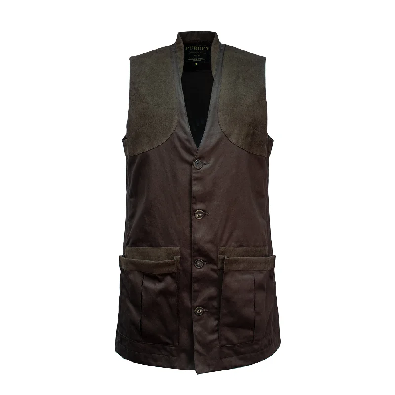 James Purdey Winter Sporting Vest Dark Green