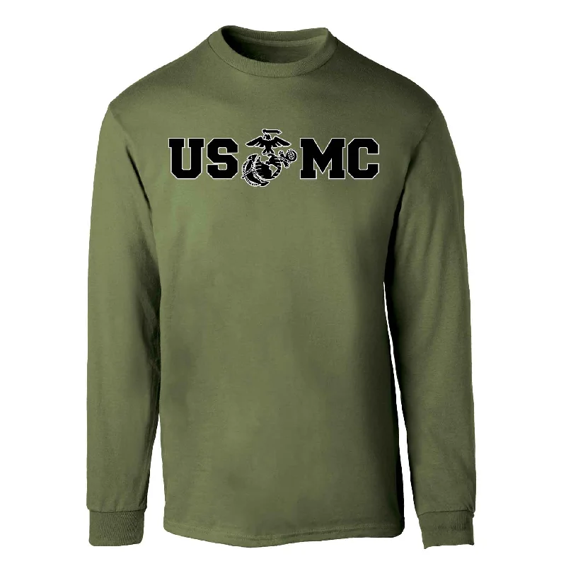 Bold USMC Long Sleeve T-Shirt