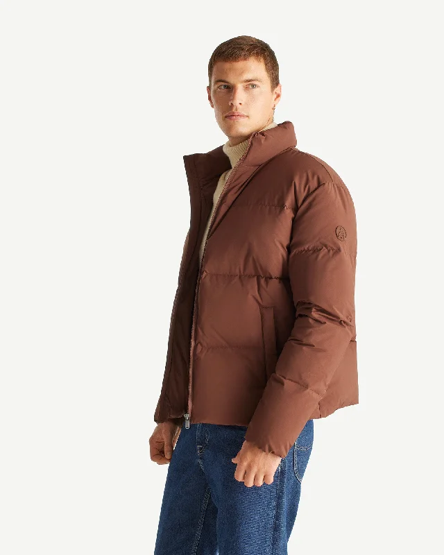 Nagal Extreme Cold puffer-style down jacket Dark chocolate