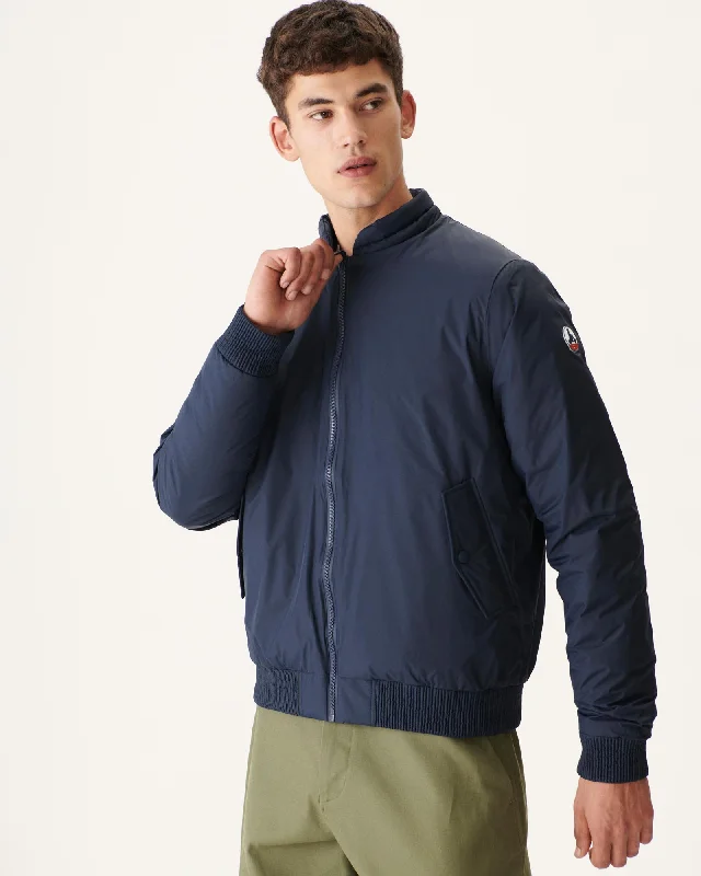 Navy Blue/Red Reversible down jacket Bombay